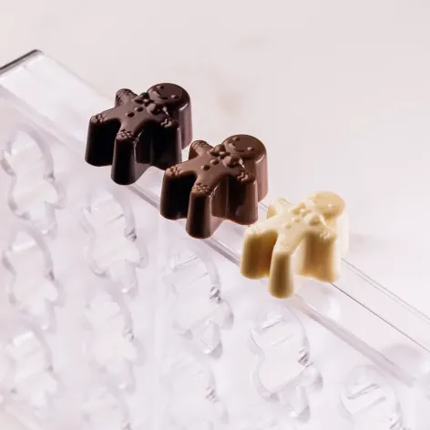 Chocolate mould praline Gingerbread - each